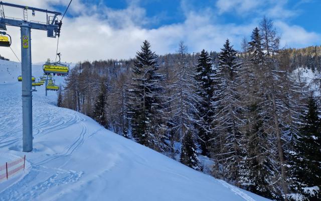 Team SilberHolz im Lift