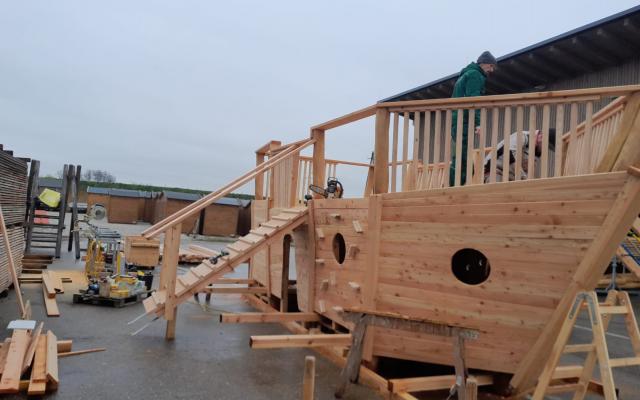 SilberHolz Arche Aufbau bei SilberHolz