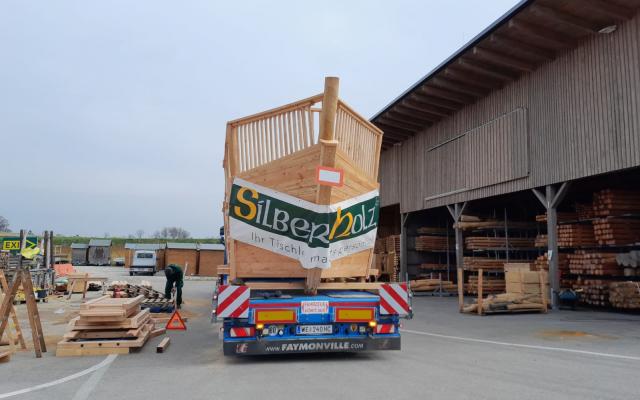 SilberHolz Arche fertig zum Transport