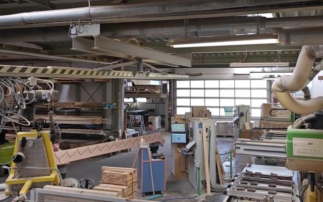 Produktionshalle bei SilberHolz