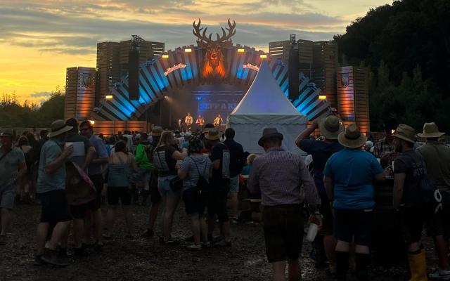 Tribüne Woodstock der Blasmusik 2026