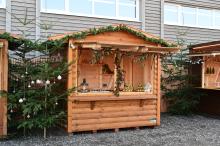 Ausseer Hütte am Weihnachtsmarkt