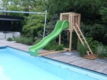 Rutsche Polyester grün