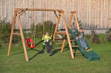 Doppelschaukel NORLI mit Kinder