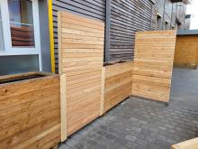 Sichtschutz aus Lärche von SilberHolz