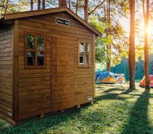 Schlafhütte Camping