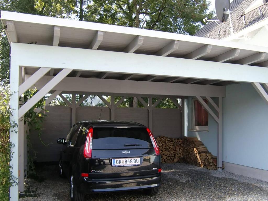 Carport weiß