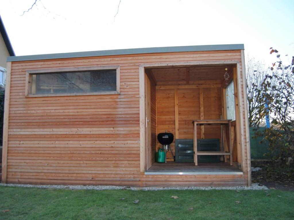Gartenhaus Modern Seite