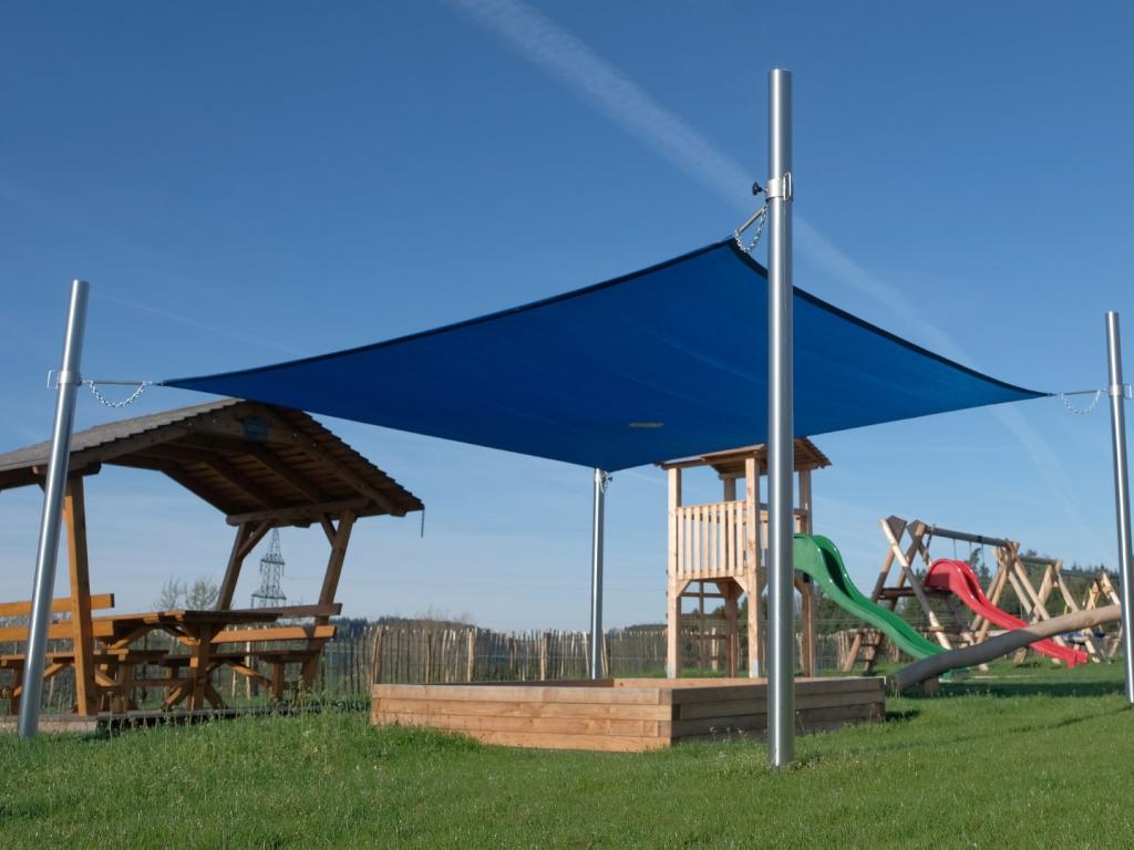 Sonnensegel blau