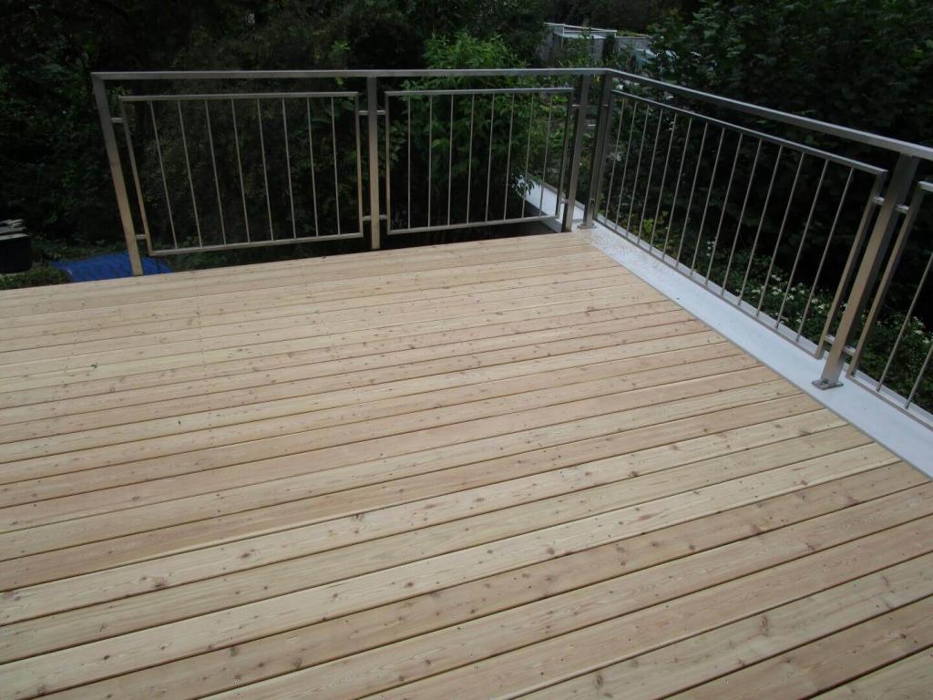 Terrasse Lärche fertig