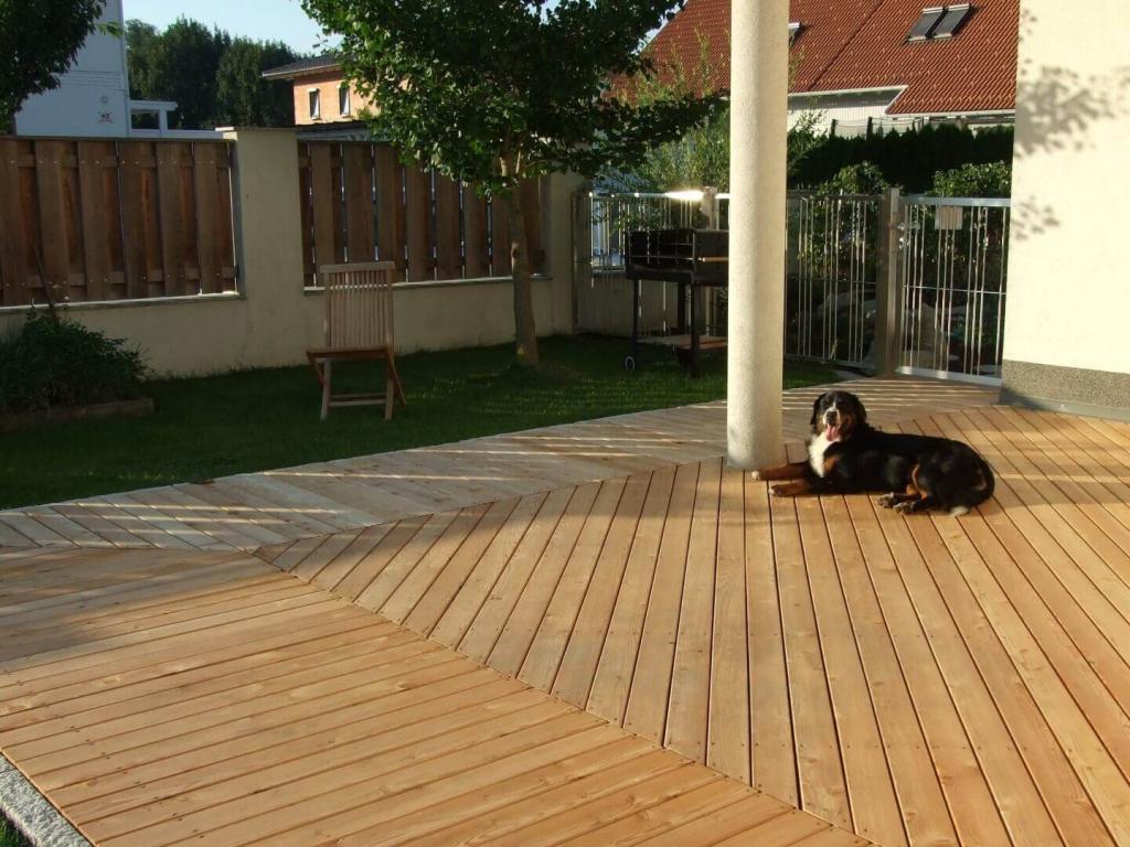 Terrasse Lärche genießen