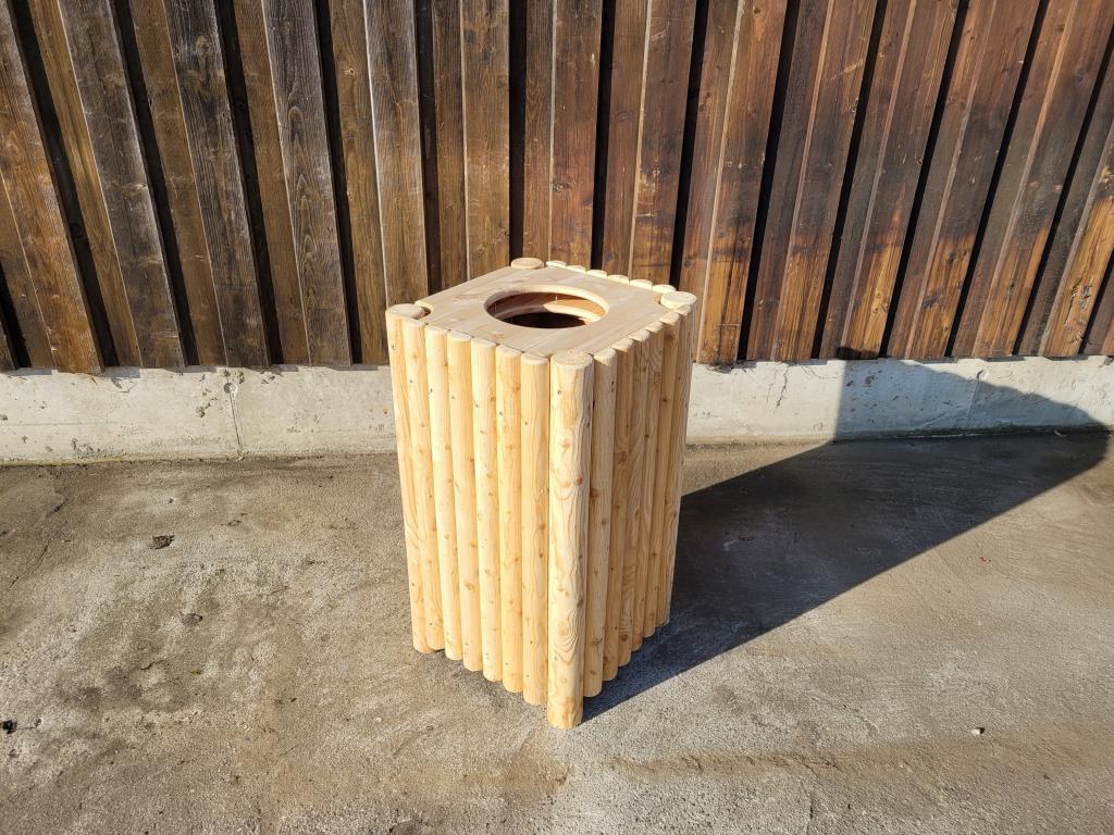 Mülleimer Holz