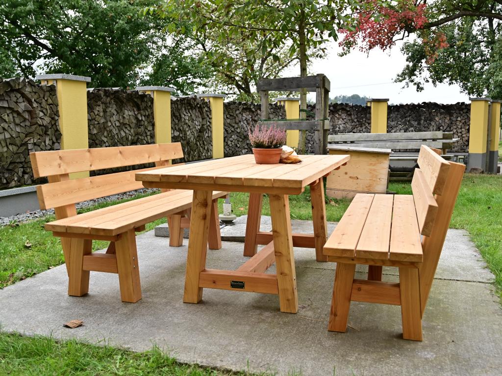 Stefan Garnitur im Garten