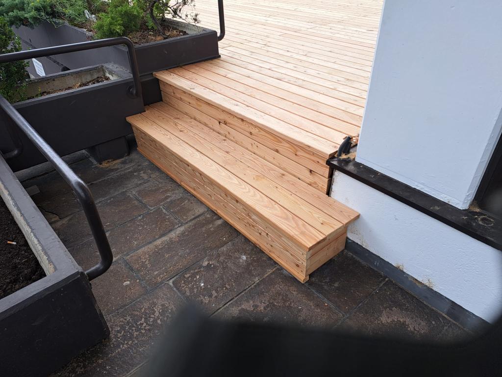 Terrasse Stufe