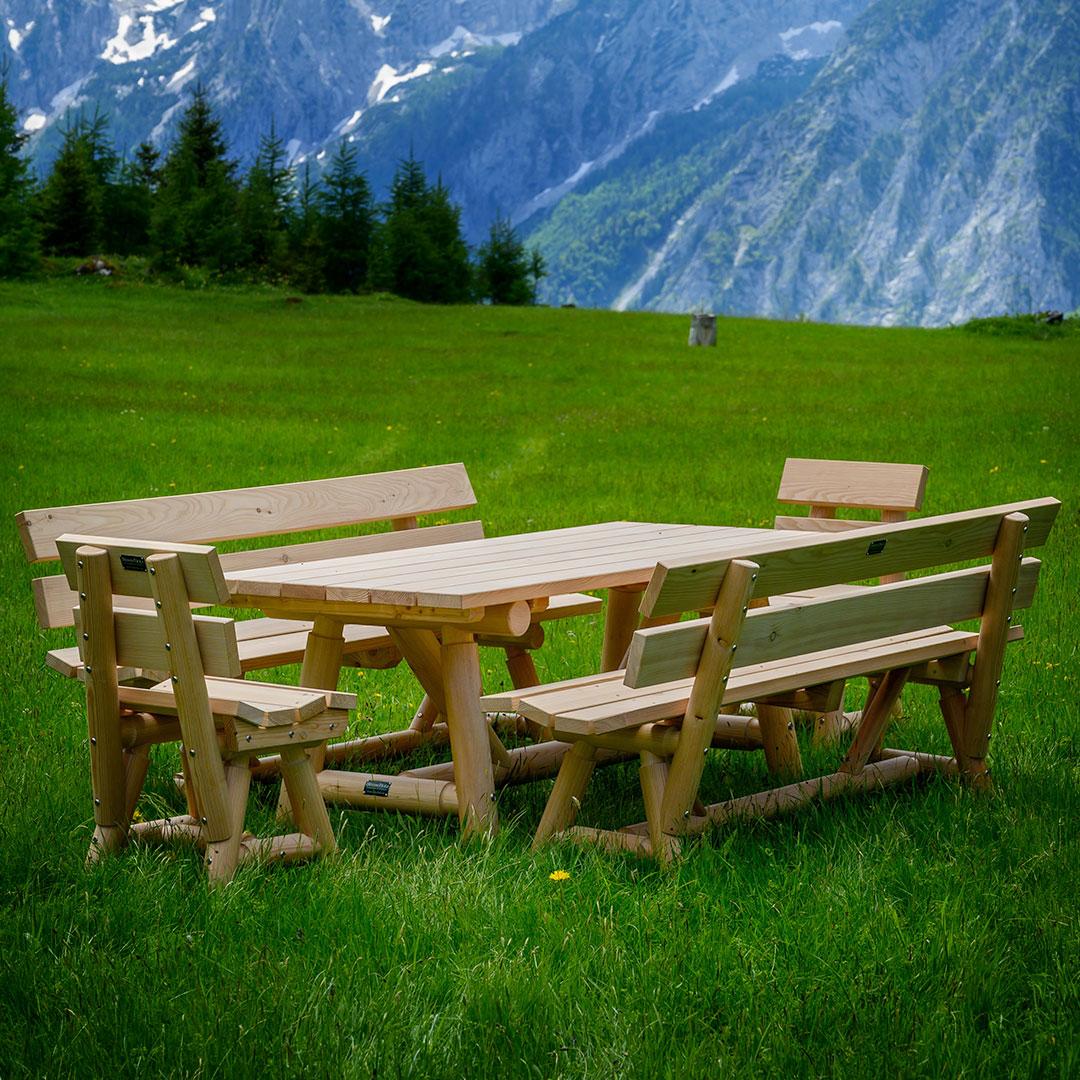 Sitzgarnitur Martin aus Gebirgsesche