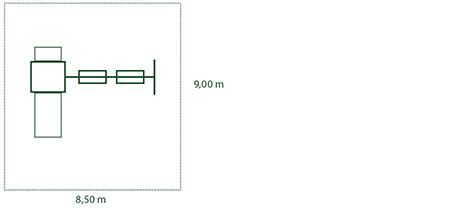 Rutschturm mit Doppelschaukel