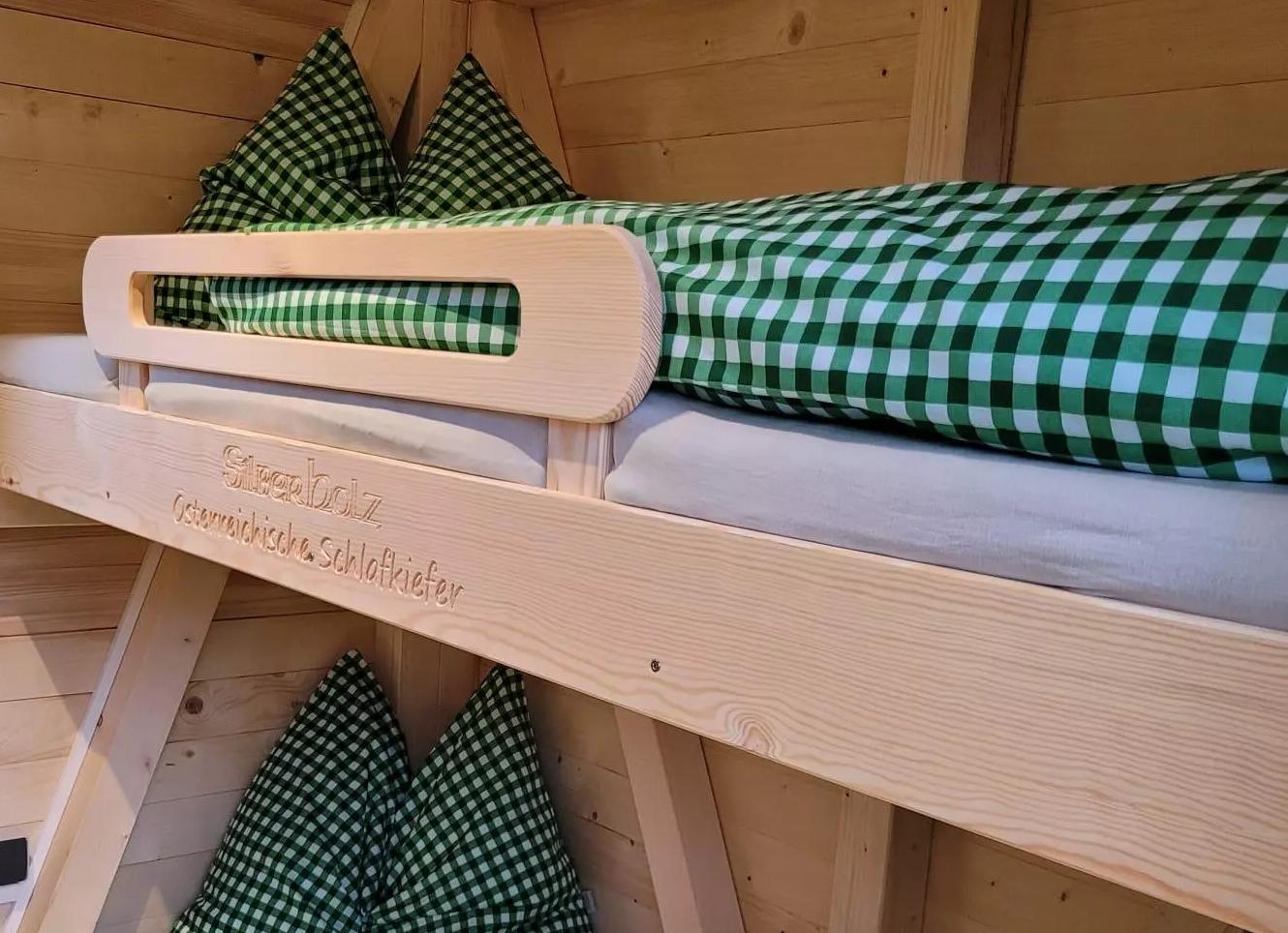 Schlafhütte Betten