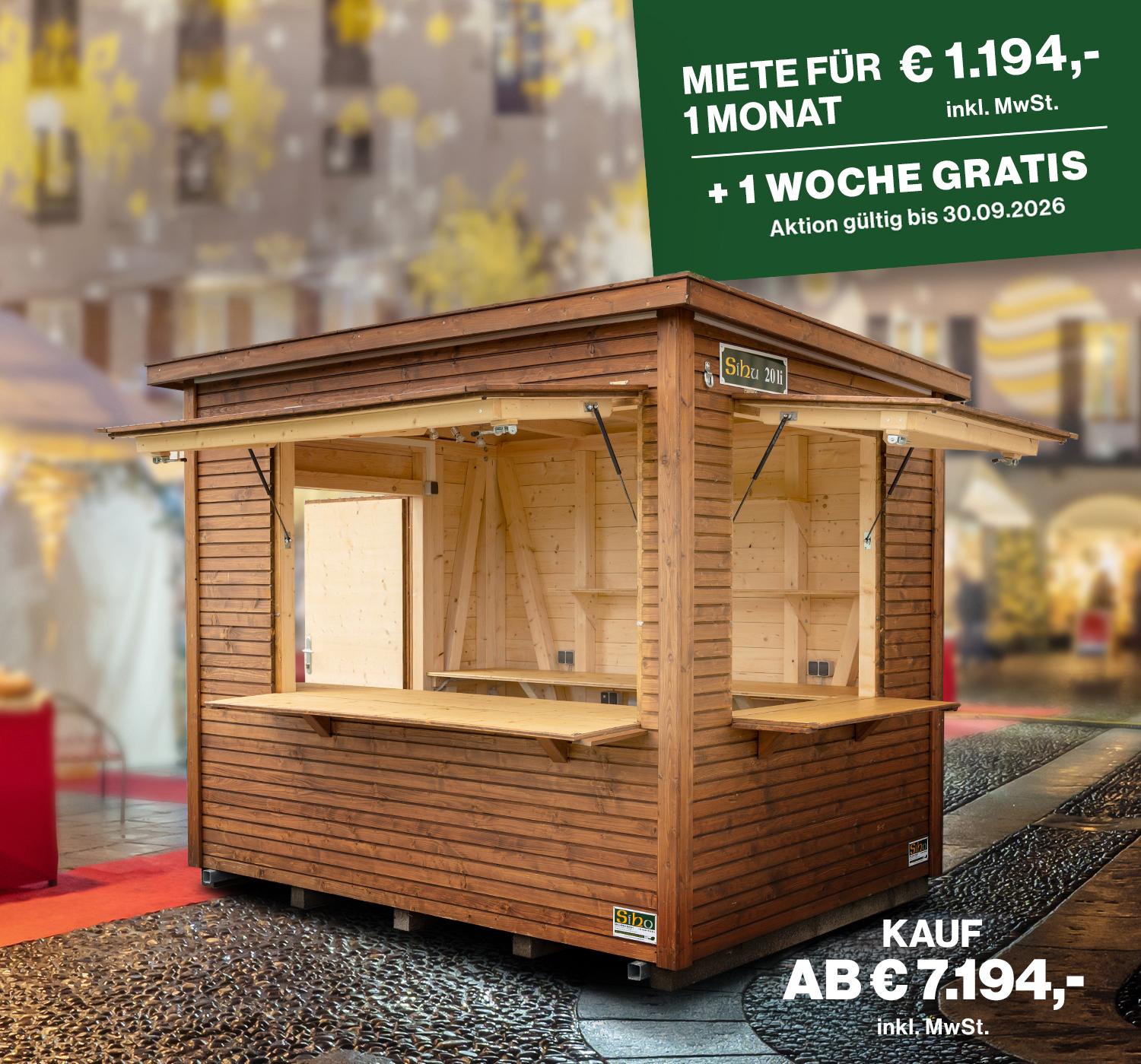 Badener-Hütte_Verkaufshütte Weihnachtsaktion