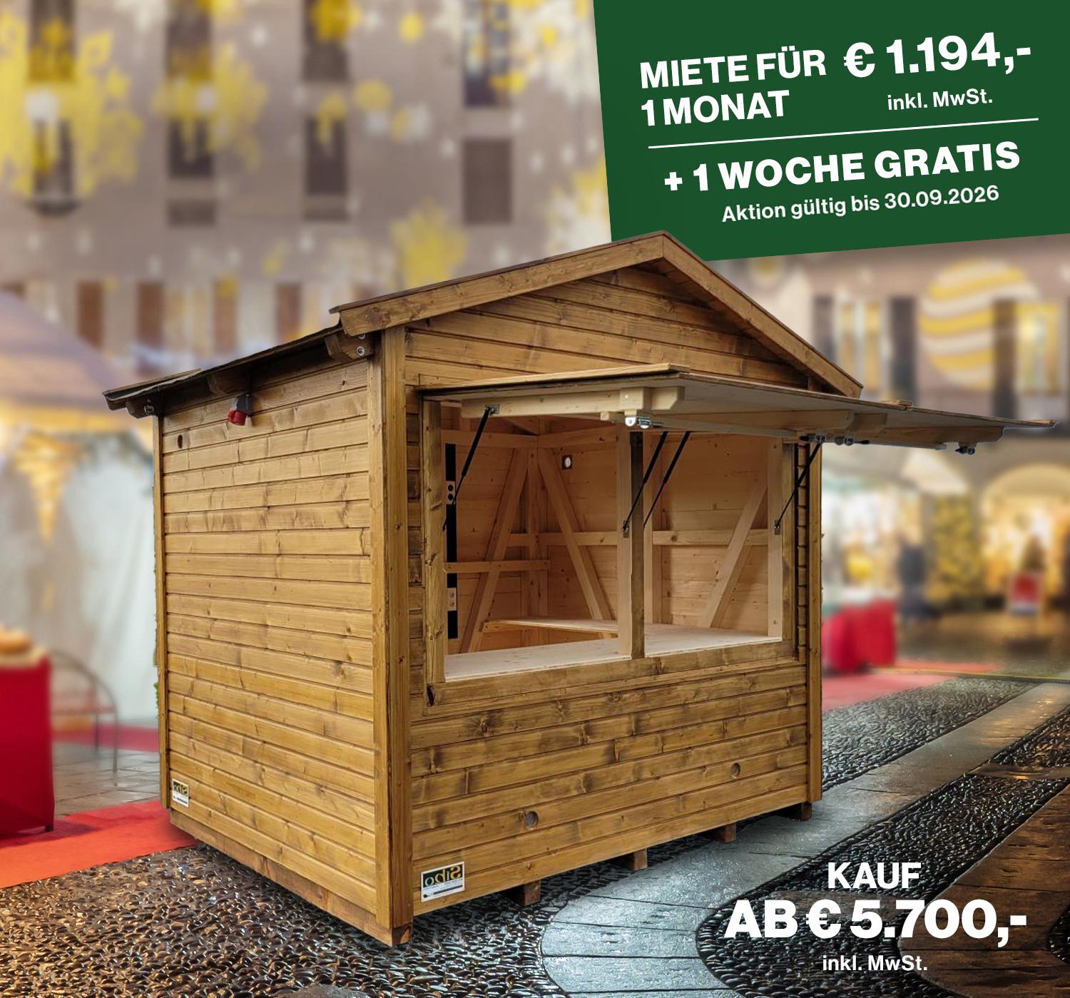 Salzburger Verkaufshütte Weihnachtsaktion